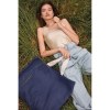 Grand sac de shopping fourre-tout esprit rustique