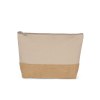 Pochette en toiles de coton et jute