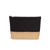 Pochette en toiles de coton et jute