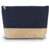 Pochette en toiles de coton et jute