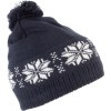 Bonnet de Noël tricoté motif étoiles