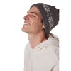 Bonnet de Noël tricoté motif étoiles