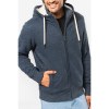 Veste vintage molleton doublée sherpa homme