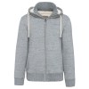 Veste vintage molleton doublée sherpa homme