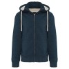 Veste vintage molleton doublée sherpa homme