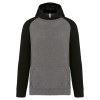 Sweat-shirt capuche bicolore enfant