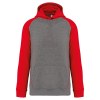 Sweat-shirt capuche bicolore enfant