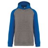 Sweat-shirt capuche bicolore enfant