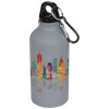 Bouteille sport mat 400ml avec mousqueton Oregon
