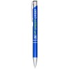 Stylo bille aluminium anodisé Moneta (encre bleue)