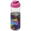 Bouteille de sport H2O Active® Base 650ml avec couvercle à clapet