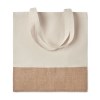 INDIA TOTE - Sac à provisions avec jute.