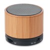 ROUND BAMBOO - Haut-parleur sans fil bambou