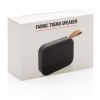 Enceinte avec tissu