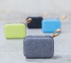 Enceinte avec tissu