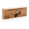 Lunettes de soleil en fibre de paille