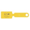 Etiquette bagage pvc gomme mat (+Sérigraphie GO61)