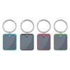 Porte-cles jeton anthracite (+Gravure laser métal YA11)