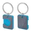 Porte-cles jeton anthracite (+Gravure laser métal YA11)