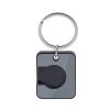Porte-cles jeton anthracite (+Gravure laser métal YA11)
