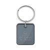 Porte-cles jeton anthracite (+Gravure laser métal YA11)