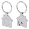 Porte cles jeton maison (+Gravure laser métal YA21)