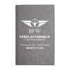 Porte-carte grise pvc marbre (+Sérigraphie GO41)