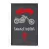 Porte-carte grise pvc mat (+Sérigraphie GO41)