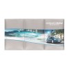 Porte-carte grise pvc stand. (+Sérigraphie GO41)