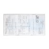 Porte-carte grise pvc stand. (+Sérigraphie GO41)
