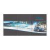 Porte-carte grise pvc stand. (+Quadri numérique QV11)