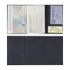 Porte-carte grise pvc verni (+Quadri numérique QV31)