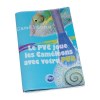 Porte-carte grise pvc stand. (+Quadri numérique QV31)