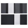Porte-carte grise pvc stand. (+Sérigraphie GO41)