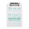Clip board polypropylene 2 mm (+Sérigraphie GS21)