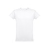 THC LUANDA WH. T-shirt homme en coton tubulaire. Couleur blanche