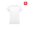THC LUANDA WH. T-shirt homme en coton tubulaire. Couleur blanche