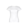 THC SOFIA WH. T-shirt femme en coton ceinturé. Couleur blanche