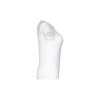 THC SOFIA WH. T-shirt femme en coton ceinturé. Couleur blanche