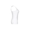 Women's sleeveless cotton T-shirt. White