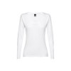 THC BUCHAREST WOMEN WH. T-shirt à manches longues ceinturé pour femmes