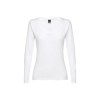 THC BUCHAREST WOMEN WH. T-shirt à manches longues ceinturé pour femmes