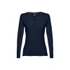 THC BUCHAREST WOMEN. T-shirt ceinturé à manches longues pour femmes en coton