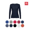 THC BUCHAREST WOMEN. T-shirt ceinturé à manches longues pour femmes en coton