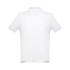 THC ADAM WH. Polo à manches courtes en coton pour hommes. Couleur blanche