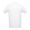 THC ADAM WH. Polo à manches courtes en coton pour hommes. Couleur blanche