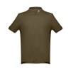 THC ADAM. Polo à manches courtes en coton pour hommes