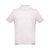 THC ADAM. Polo à manches courtes en coton pour hommes