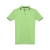 THC ROME. Polo bicolore en coton pour hommes