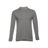 THC BERN. Polo à manches longues en coton cardé pour hommes
